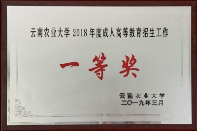 12农大 教育招生工作 一等奖（2018.3）.jpg